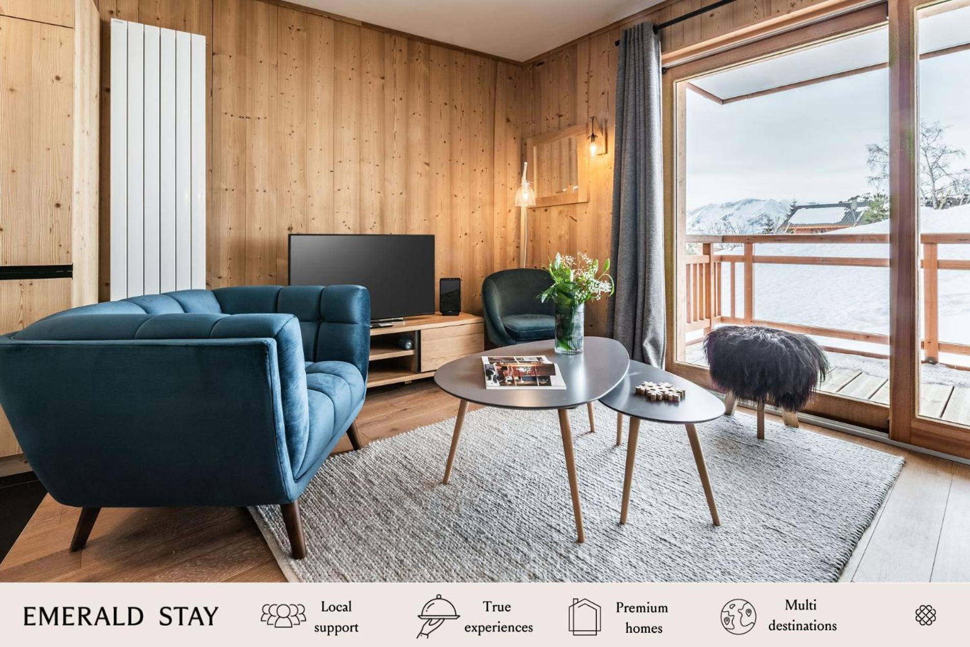 Residence Hameau De Clotaire Alpe D'Huez - By Emerald Stay Exteriér fotografie